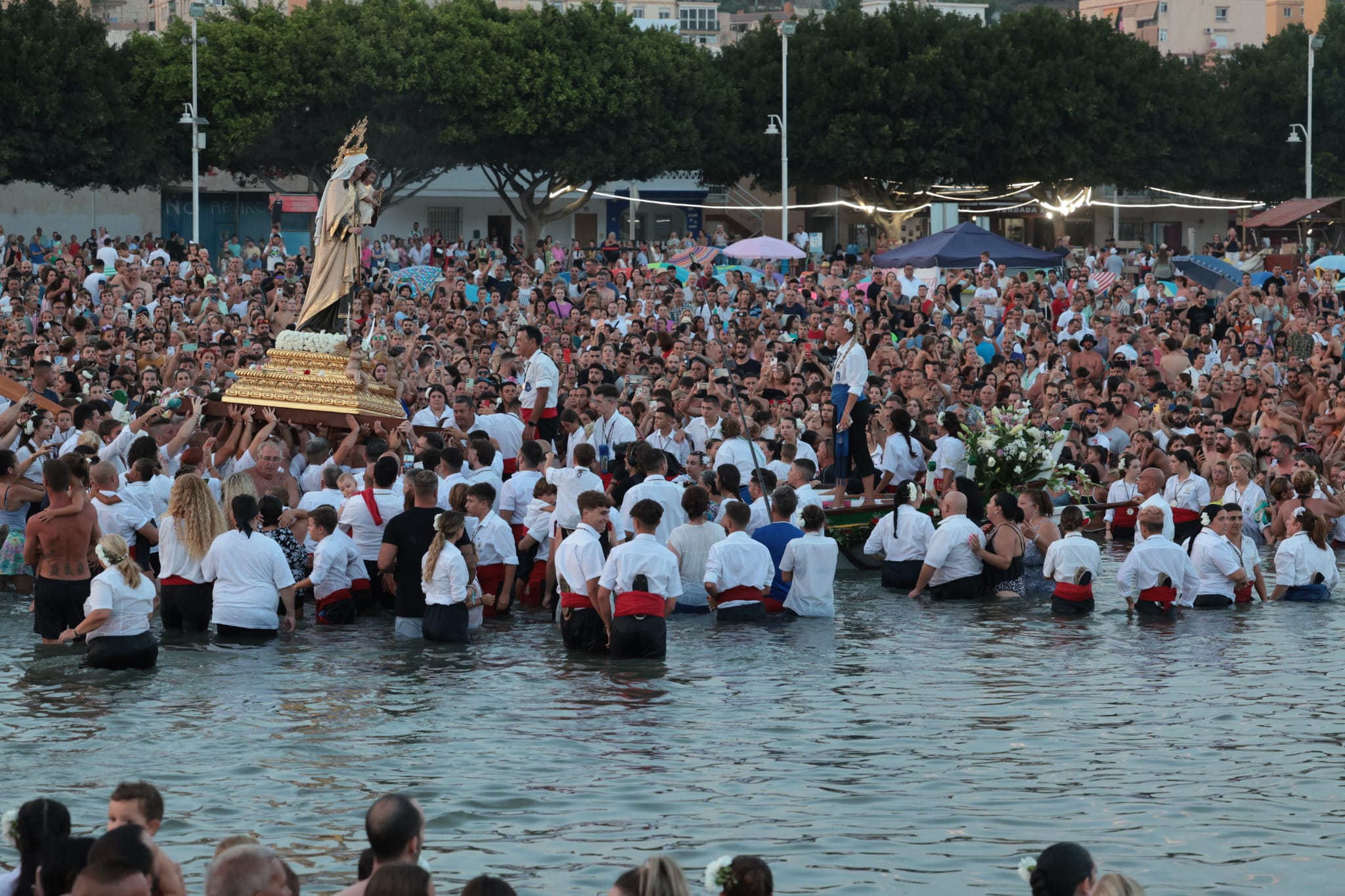 The Costa del Sol celebrates the patron saint of seafarers, in pictures