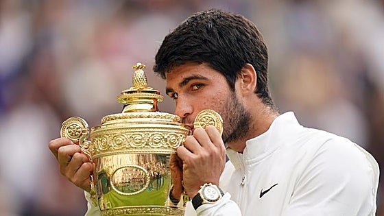 Carlos Alcaraz, Spain's fifth Wimbledon tennis champion