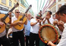 Verdiales band in Malaga.