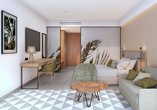 Room of the new hotel in Marbella.