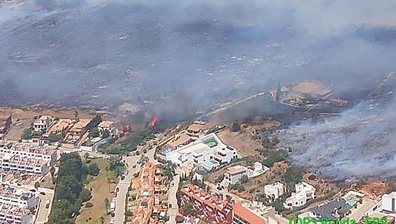 Major wildfire under control in La Línea, after local residents were evacuated from their homes