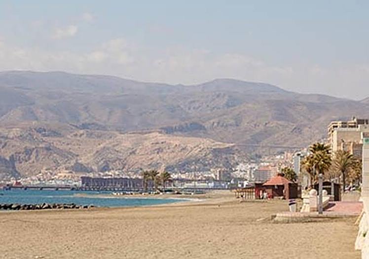 Zapillo beach in Almeria.