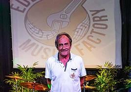 Pioneering Dutchman Eddy Durlacher at the recently opened Eddy's Music Factory in Malaga.