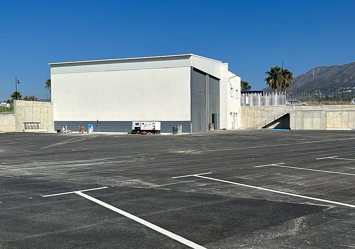 The new building in La Loma, Fuengirola.