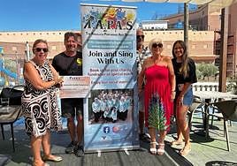 The cheque presentation.