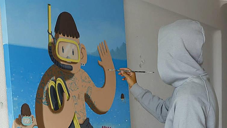 Imon Boy, the urban artist winning over the galleries