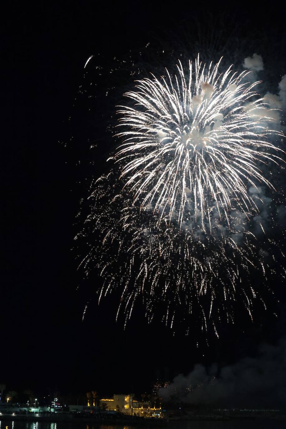In pictures, spectacular drone show and firework display open Malaga's big summer fair