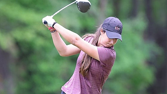 Malaga's Julia López, the top Spanish golfer at the British Open