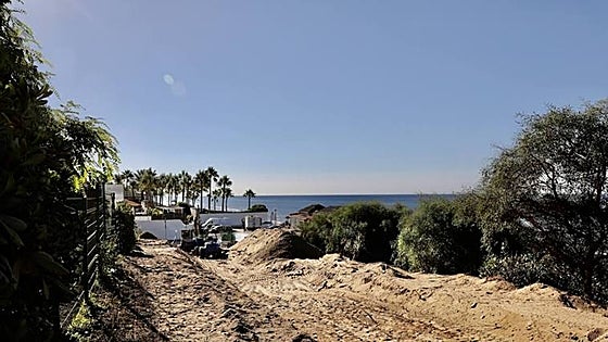 Work starts on new section of Malaga coastal path in Marbella