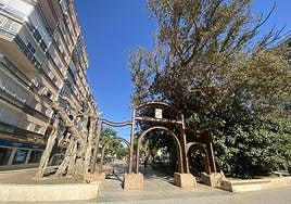 Archive image of the Andalucía Park in Vélez-Málaga.