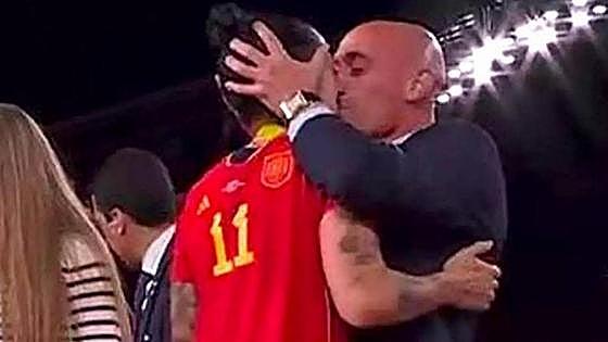 The controversial World Cup kiss