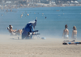 Three people injured and nearly a hundred incidents reported across Malaga province due to strong winds