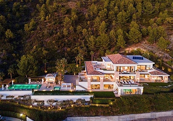 The villa in Cascada de Camojan is the second-most expensive listing on the site-