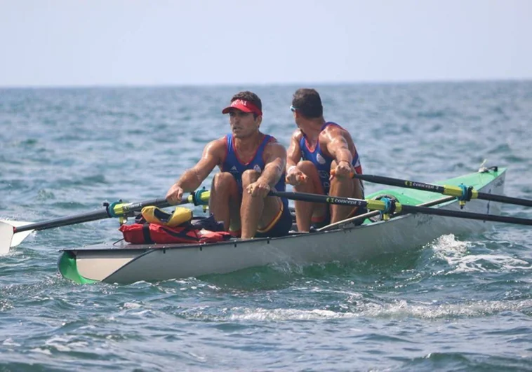 Rowers from Real Club Mediterráneo.