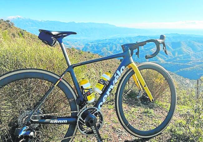 The Cervélo 2023 bike belonging to Vingegaard, who won the last Tour