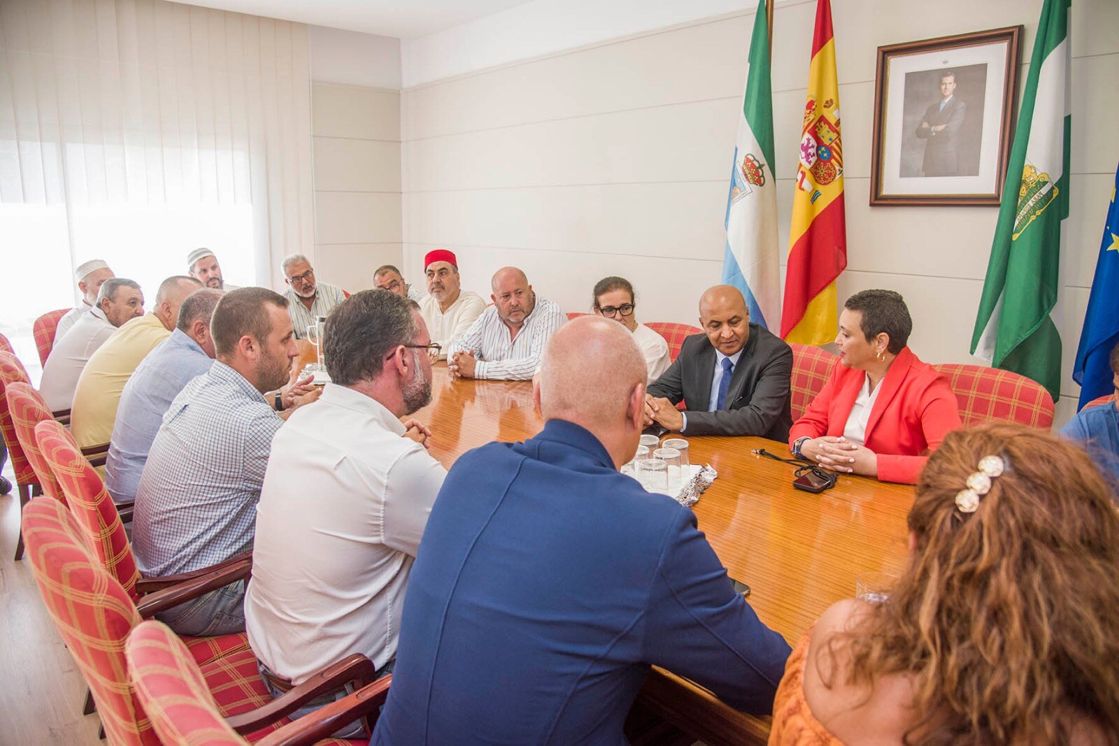 The Torremolinos meeting was attended by all political groups and members of the local Moroccan community.