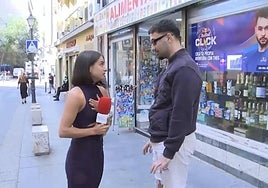 Reporter Isa Balado confronts her attacker.
