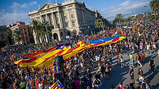 March held by separatists on 'Diada' day in Catalonia