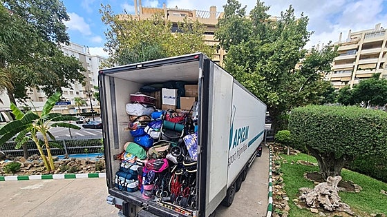 Three lorries leave Fuengirola with donations for victims of Morocco earthquake