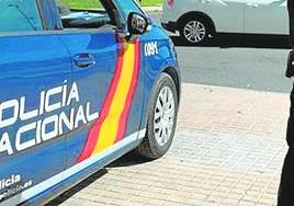 File photograph of a National Police vehicle.