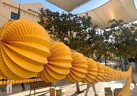 Plaza de Las Carmelitas in Vélez-Málaga is ready for the fair