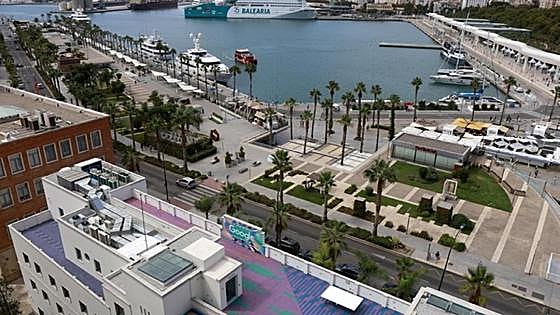 Funky roof terrace hints at inside of new Google centre