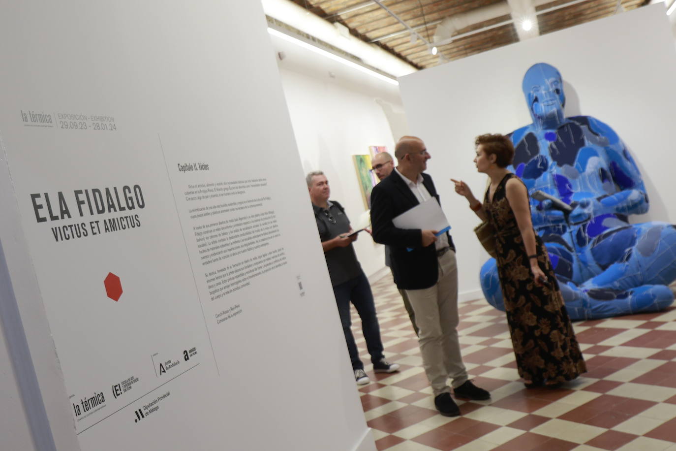 Ela Fidalgo's exhibition in La Térmica, in pictures