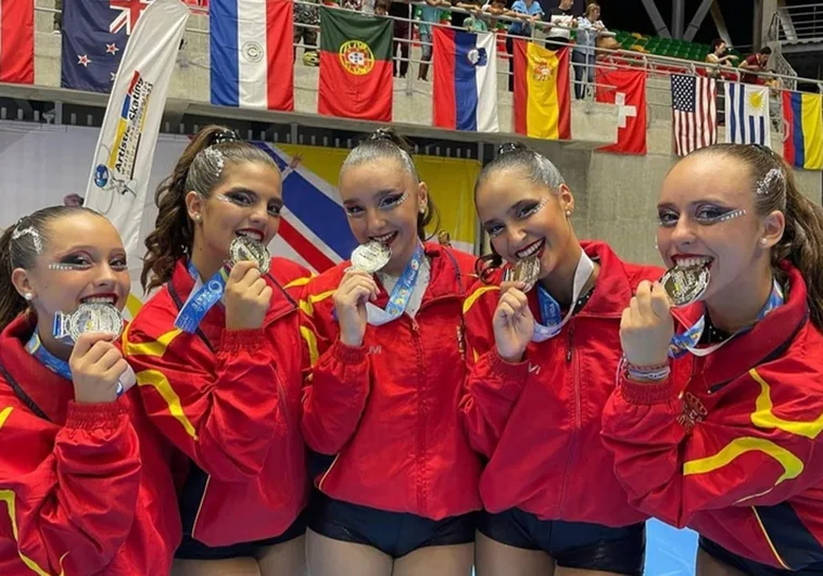 Young Malaga dance quartet claim silver at world championships