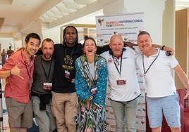 Filmmakers and representatives at the launch of the Marbella Film Festival on Wednesday.