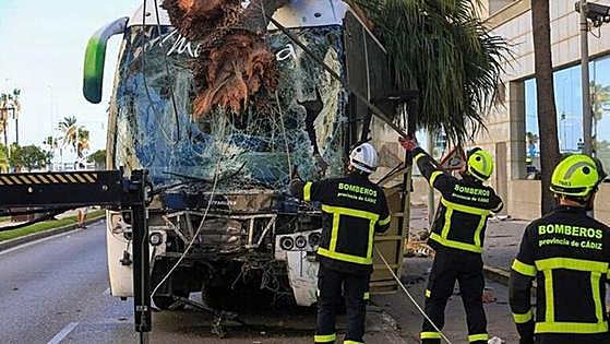 Three people dead and one seriously injured after bus ploughs into pedestrians in south of Spain