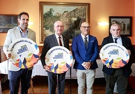 Frutos, De la Torre, Arcos and Marmolejo, during the launch.