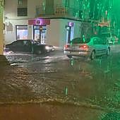 In pictures: Storm leaves fallen branches, flooded streets and power cuts across Malaga province