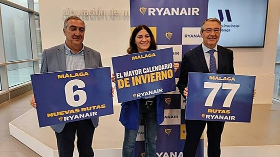 These are the 77 airports that Ryanair will link to Malaga this winter, a record number