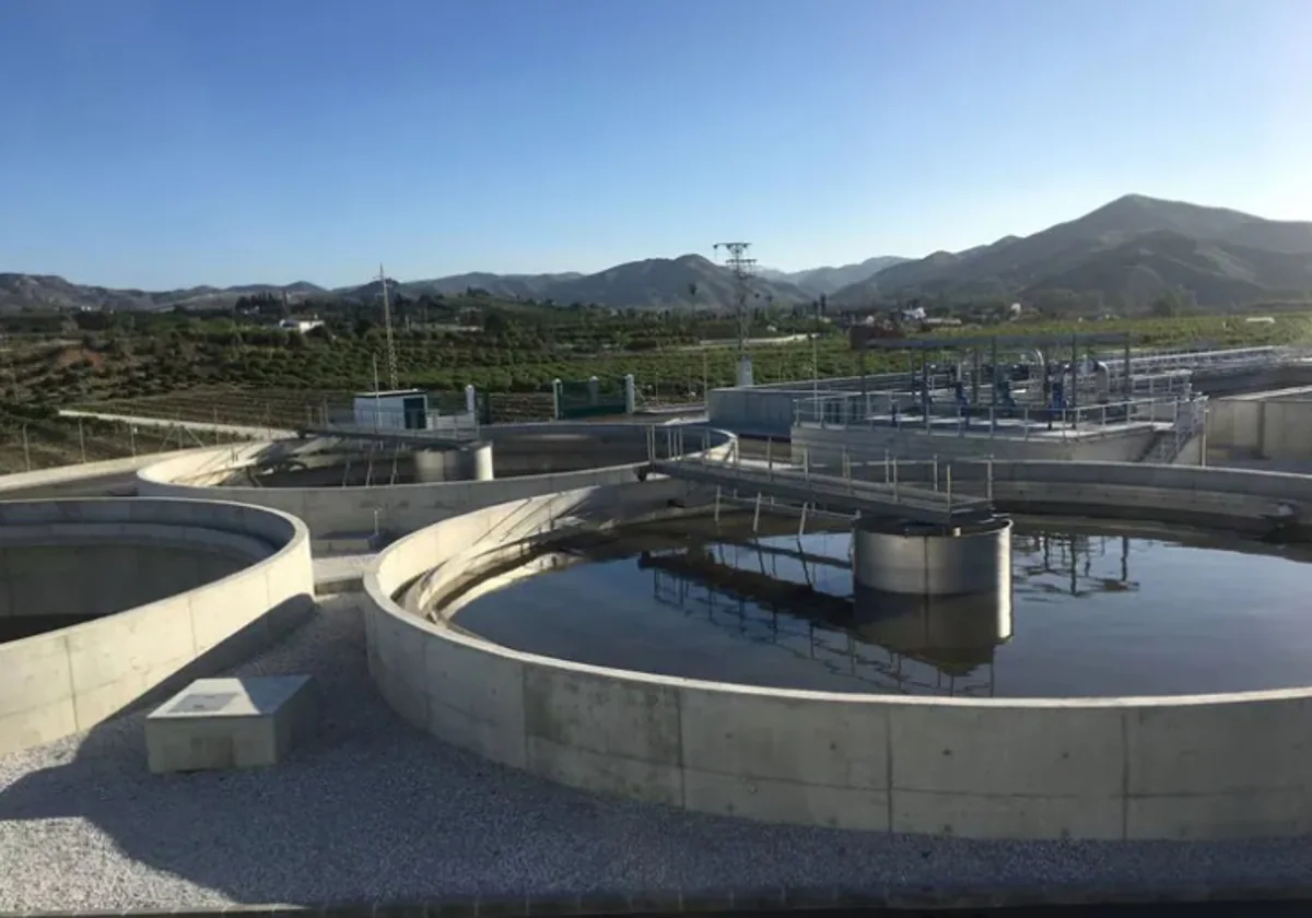Guadalhorce wastewater treatment plant in Malaga.