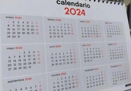 This is the 2024 work calendar for Spain, with 12 holidays and nine common to whole of country