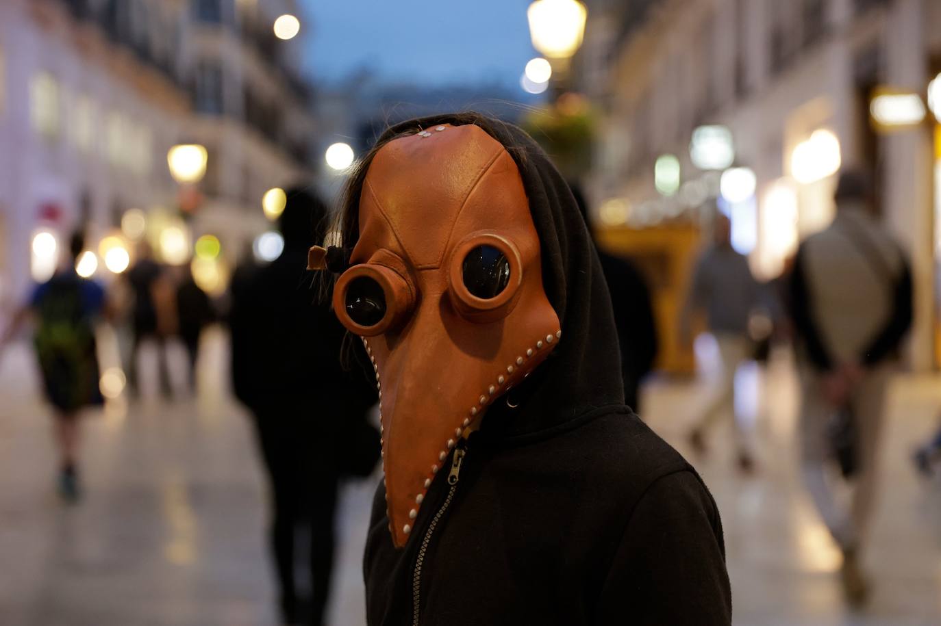 Zombies, witches and skeletons stroll the streets of Malaga for Halloween... in pictures