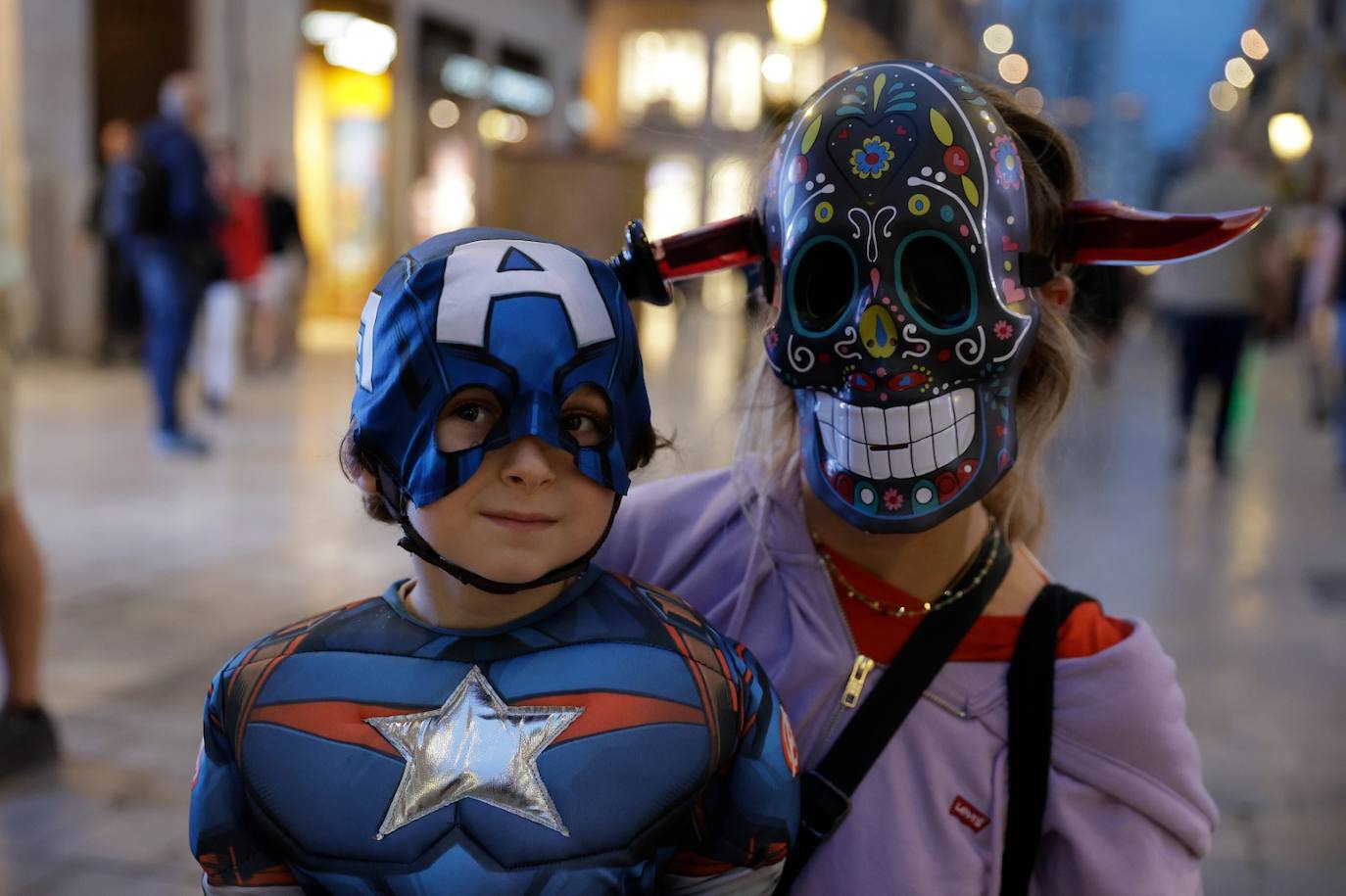 Zombies, witches and skeletons stroll the streets of Malaga for Halloween... in pictures