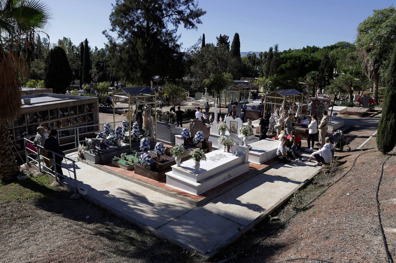 In pictures... people in Malaga pay their respects on All Saints' Day in the province's cemeteries