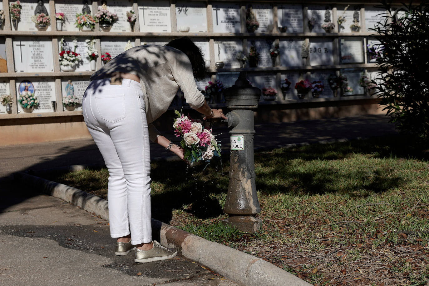 In pictures... people in Malaga pay their respects on All Saints' Day in the province's cemeteries