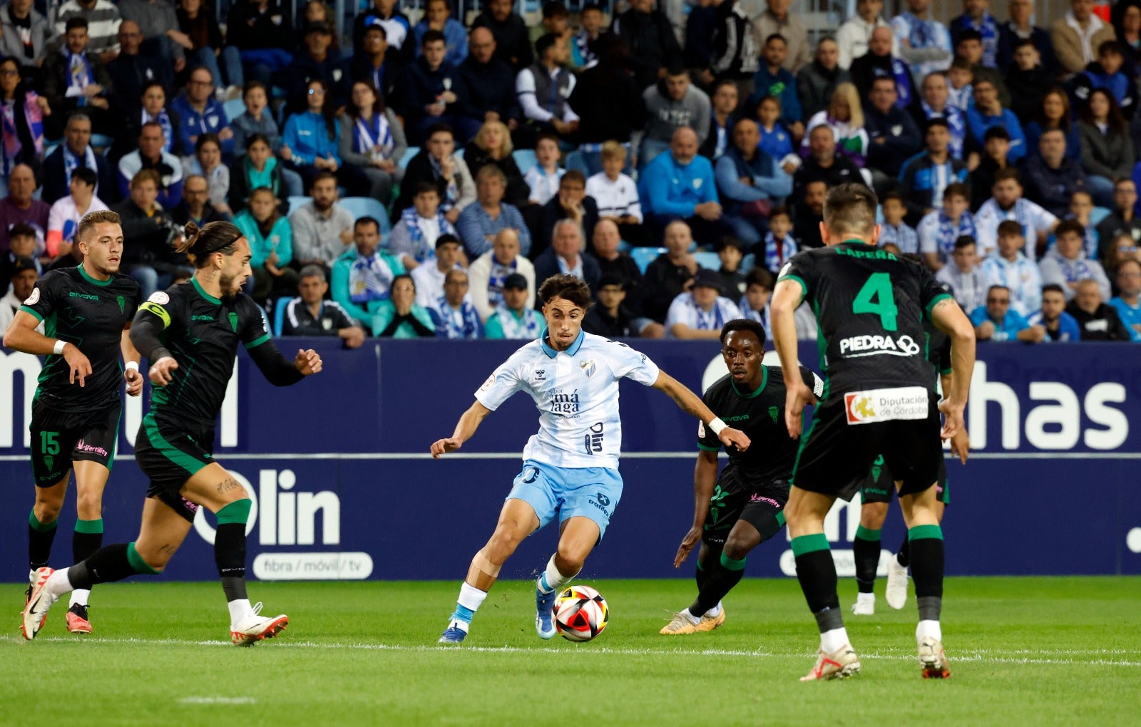 Imagen secundaria 1 - Haitam helps Malaga CF snatch last-gasp point