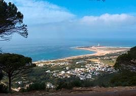 Located on the Andalusian coast near Cape Trafalgar (Cadiz).