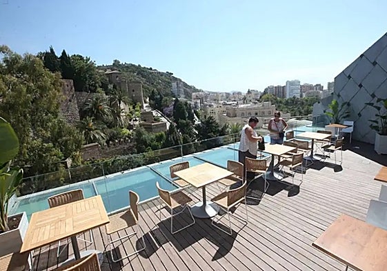 The restaurant's terrace offers a spectacular view of the Alcazaba, and the Gibralfaro (archive image).