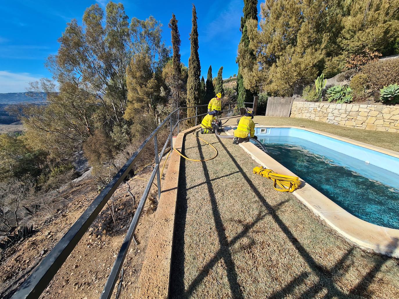 The horror of the Mijas wildfire, in pictures