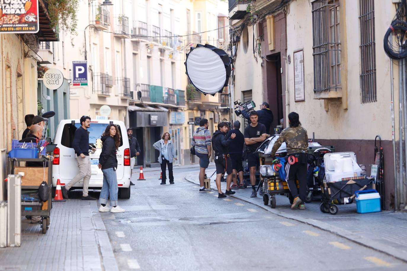 In pictures, Disney+ returns to Malaga to shoot the bullfighting series Maestro