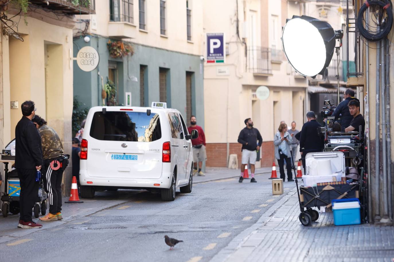 In pictures, Disney+ returns to Malaga to shoot the bullfighting series Maestro