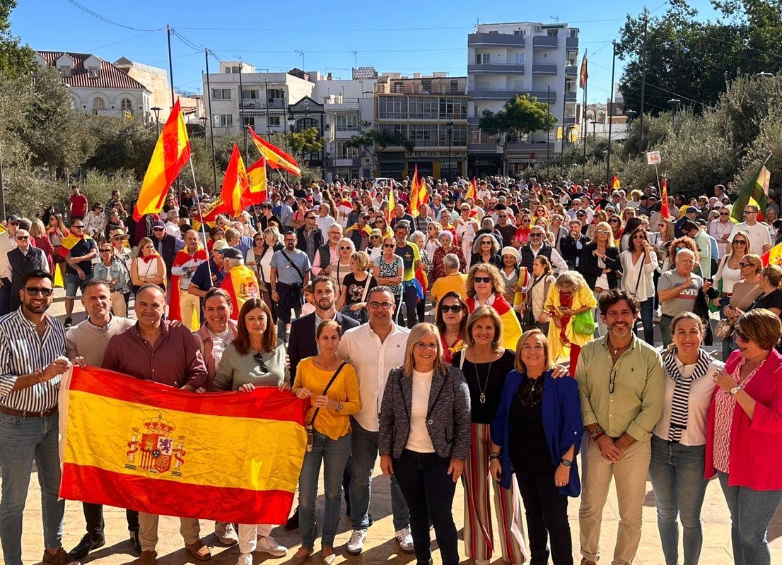In pictures, more rallies held across Malaga province to protest controversial Catalan amnesty deal