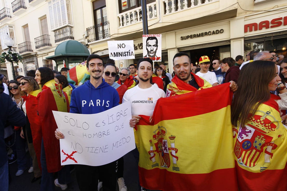 In pictures, more rallies held across Malaga province to protest controversial Catalan amnesty deal
