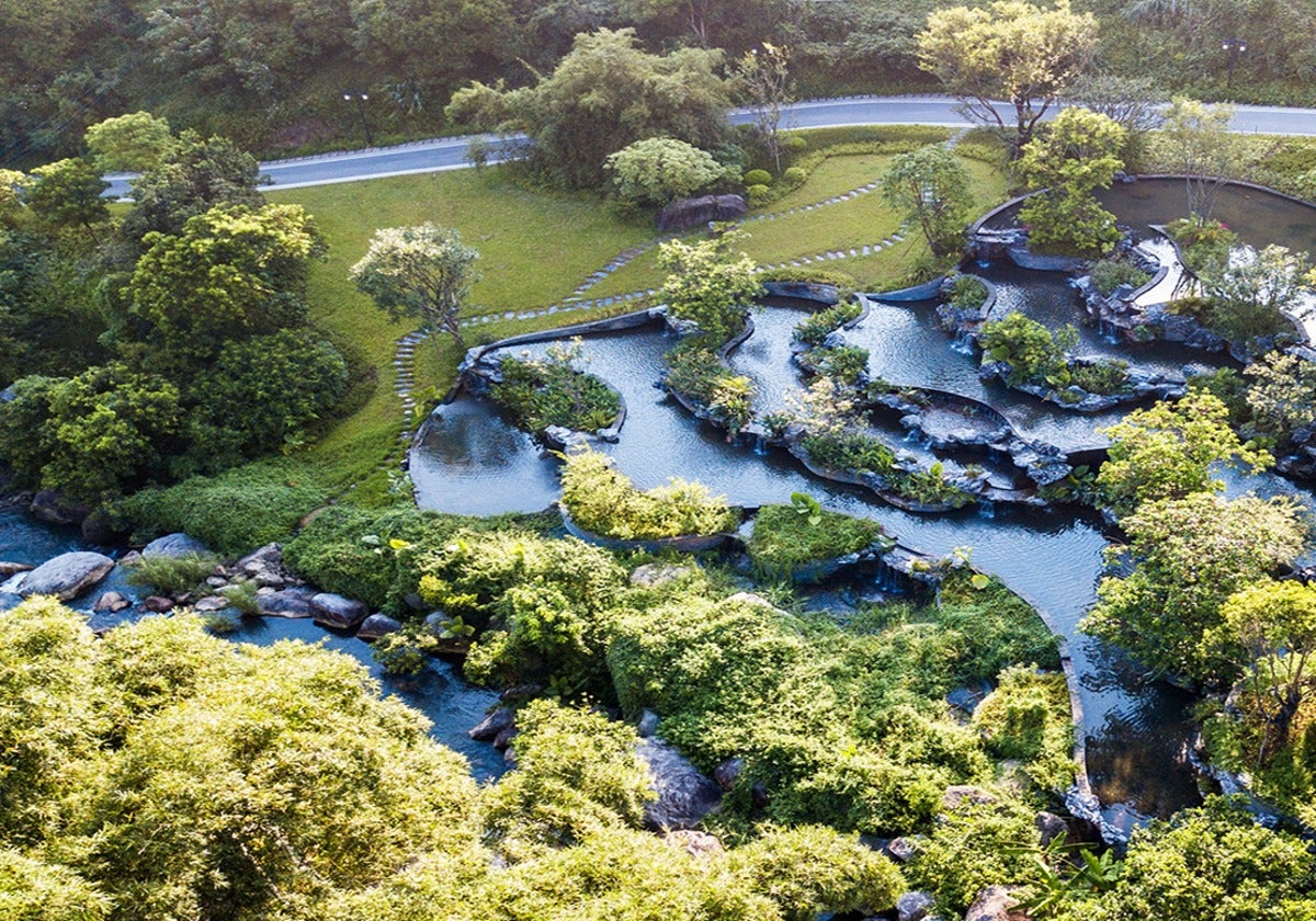 Model of the park included in the Chinese investors plan.