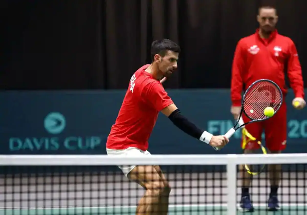 World number one Novak Djokovic stands in the way of Great Britain at Davis Cup in Malaga