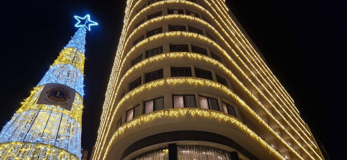 Malaga switches on its sparkling 2023 festive lights, in pictures